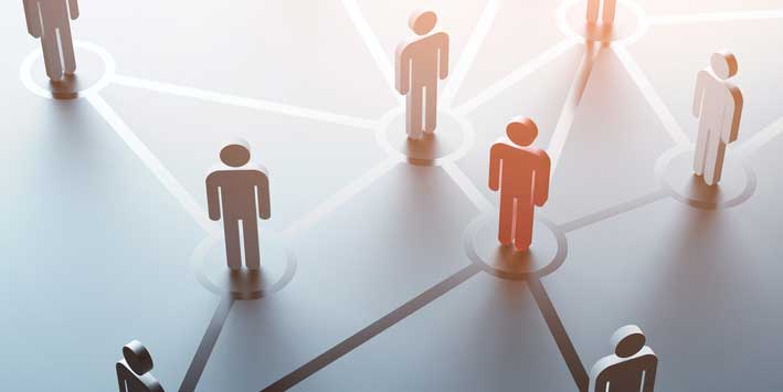 Team members connect through communication